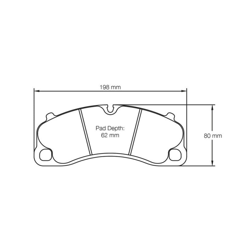 Placute Frana Pagid RSL1/RSL29 Endurance - Porsche 718 Cayman/991 911/991 GT3