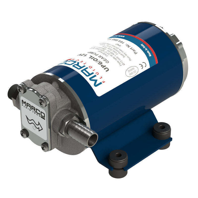Pompa Electrica de Ulei Marco UP6/9 OIL 12V, 480 l/h - Racorduri 3/8 BSP
