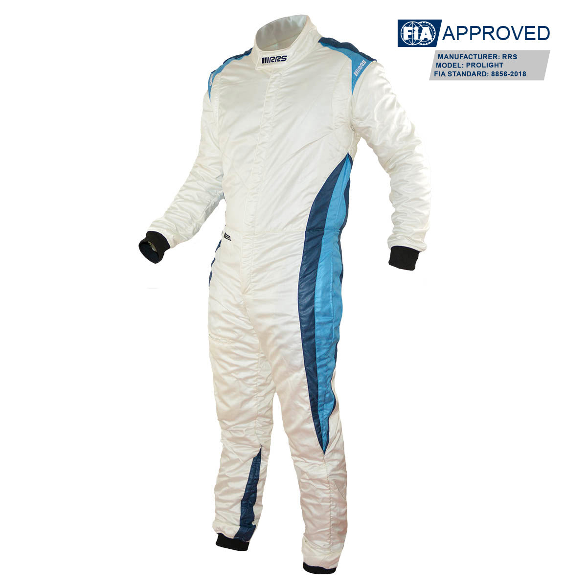 Combinezon FIA RRS PROLIGHT RACE SUIT WHITE