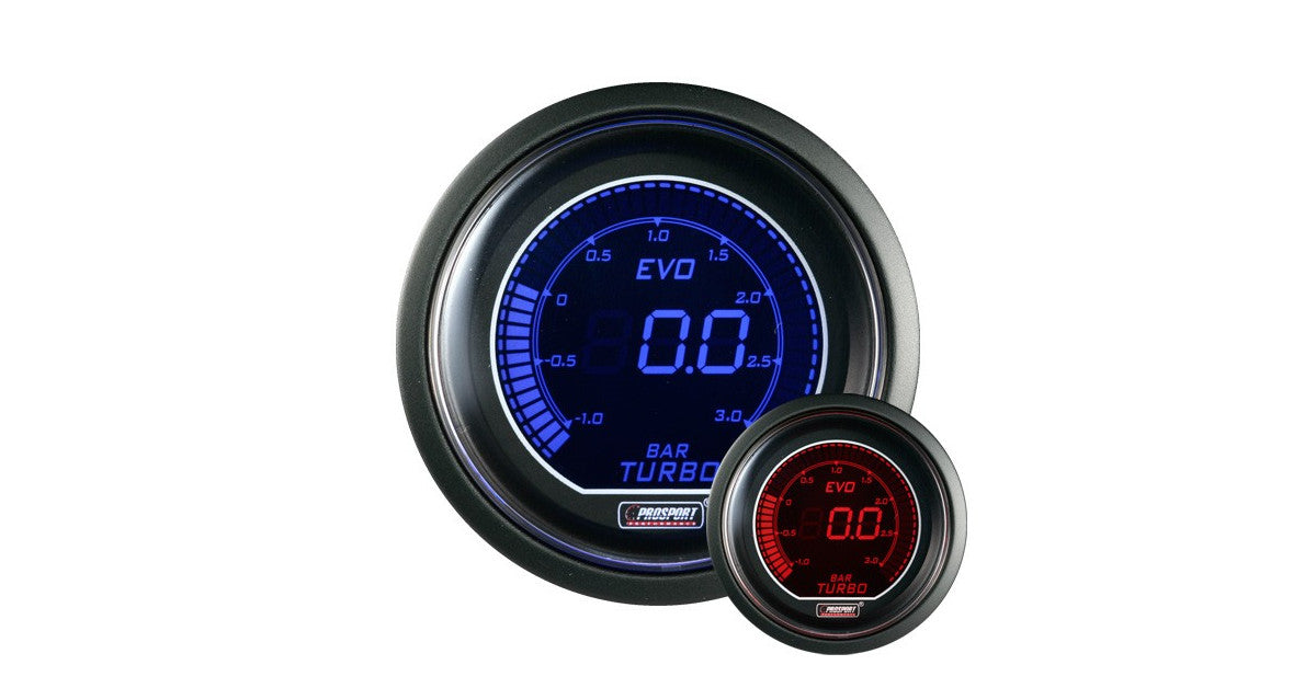 Ceas Digital Presiune Turbo PROSPORT - 52MM (-1 la+3 BARI)
