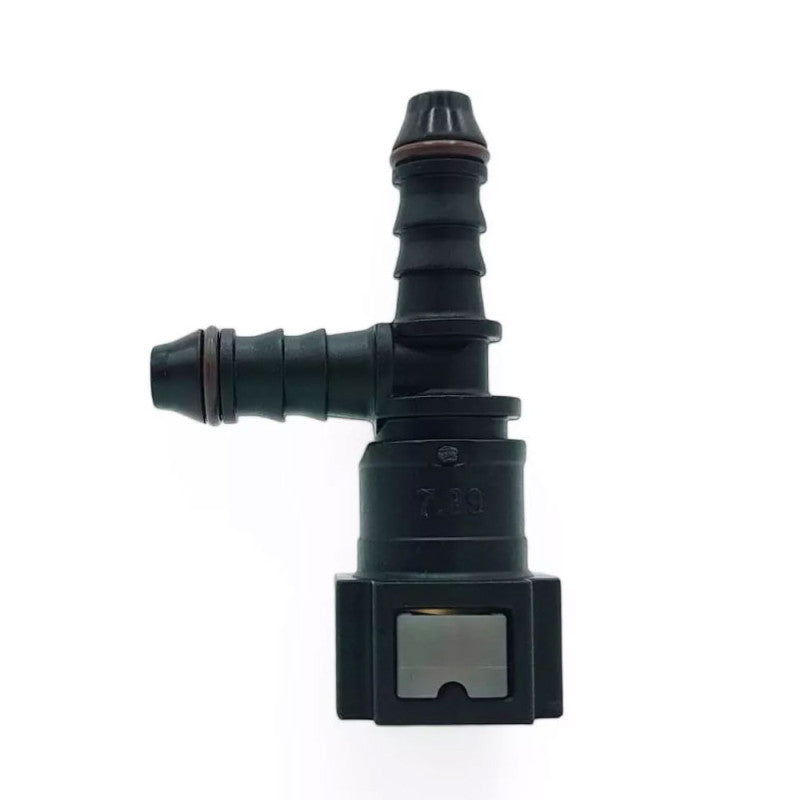 Fitting T OBP SAE J2044 8mm - Dubla Iesire 8mm, Negru