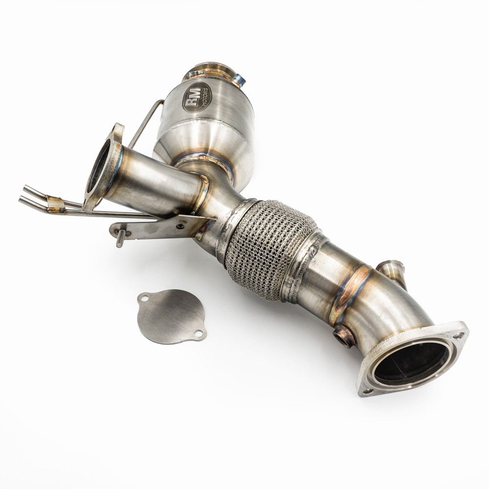 Downpipe RM-Motors BMW G30 540d B57 +CATALIZATOR HJS 200 cpsi EURO 6