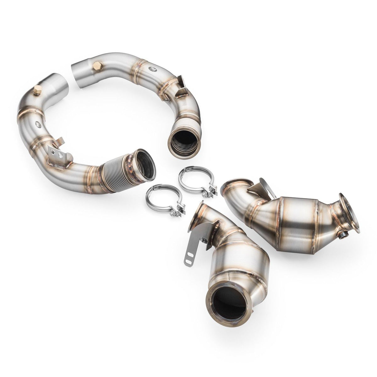 Downpipe RM-Motors BMW M8 F91 + CATALIZATOR HJS 300 cpsi EURO 6