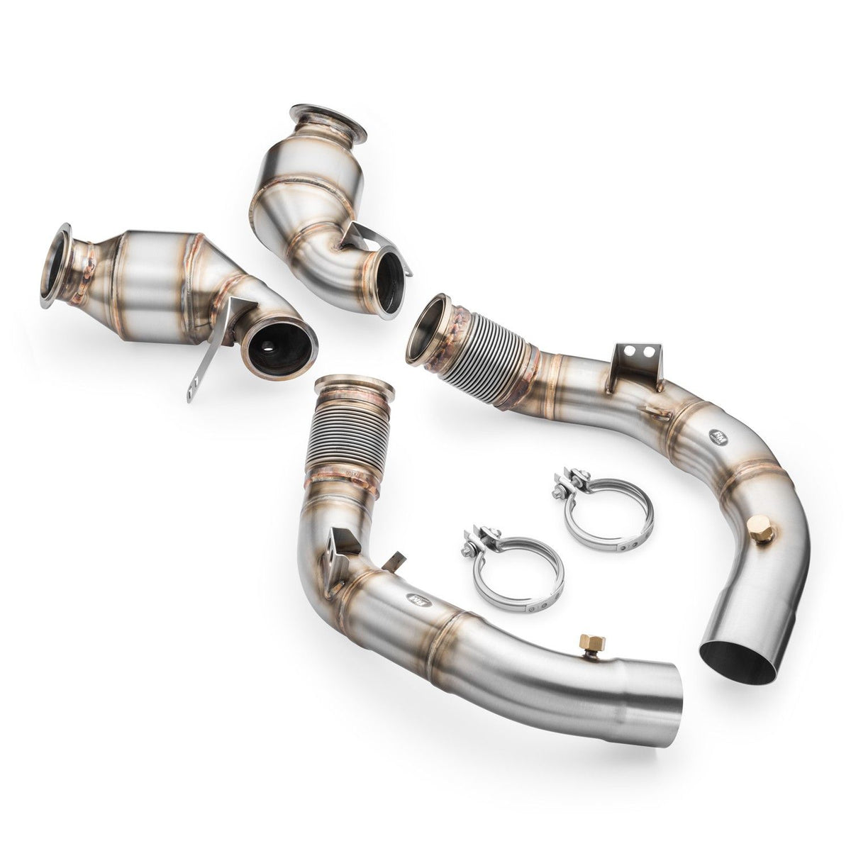 Downpipe RM-Motors BMW M8 F91 + CATALIZATOR HJS 300 cpsi EURO 6