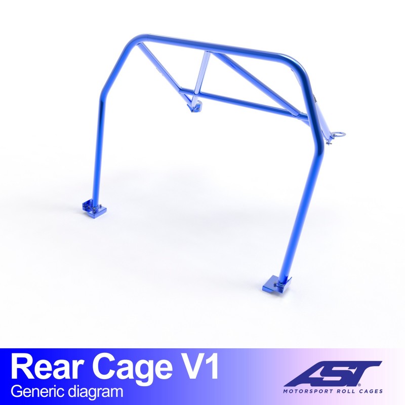 AST Half Cage V1 4-puncte pentru MAZDA RX-7 (FD) 3 usi Coupe