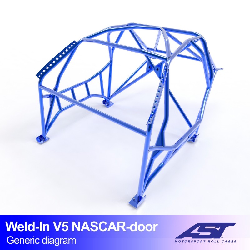 AST Roll Cage V5 8-puncte (Weld-In) pentru BMW (F87) 2-Series F87 2 usi Coupe RWD