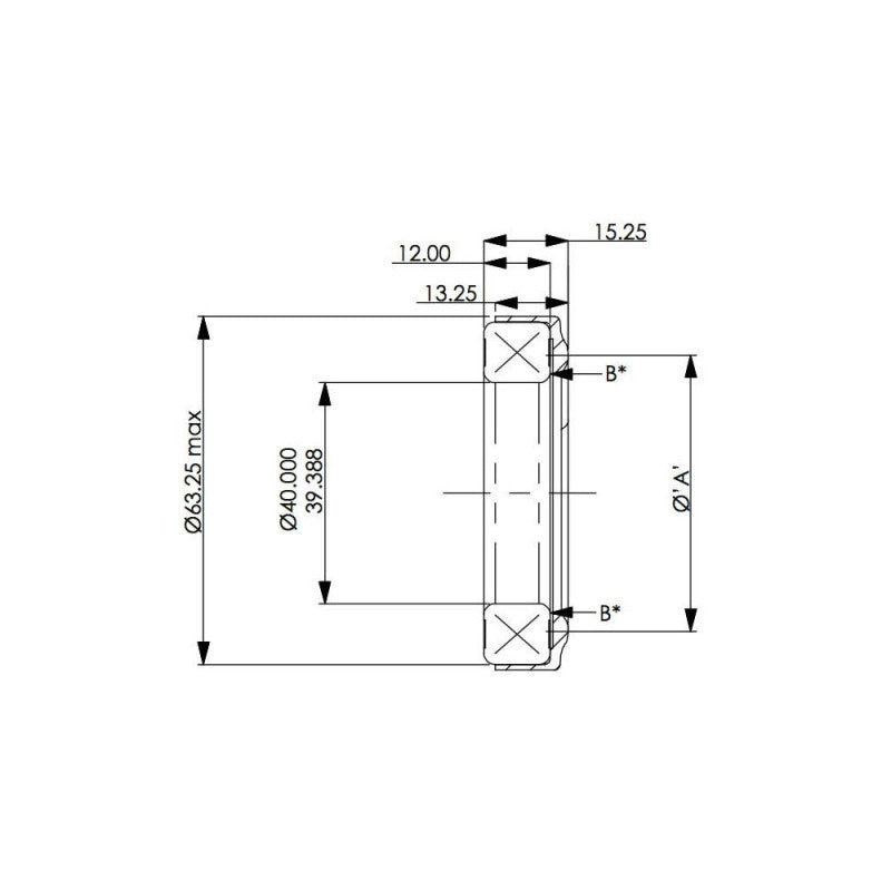 Rulment de Presiune AP Racing 40 mm