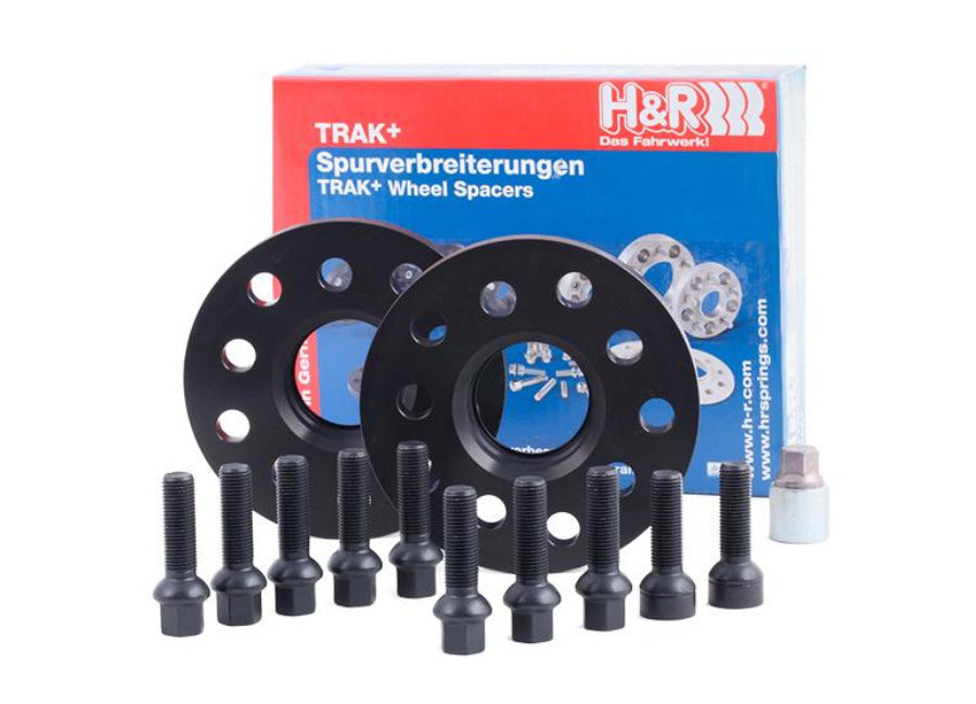 Set 2 distantiere roata H&R 15mm - 5x112 CB 66.5 (negru)