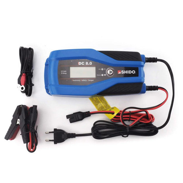 Incarcator Baterii SHIDO DC 8.0 Dual – Compatibil Litiu (LiFePO4) si Plumb-Acid