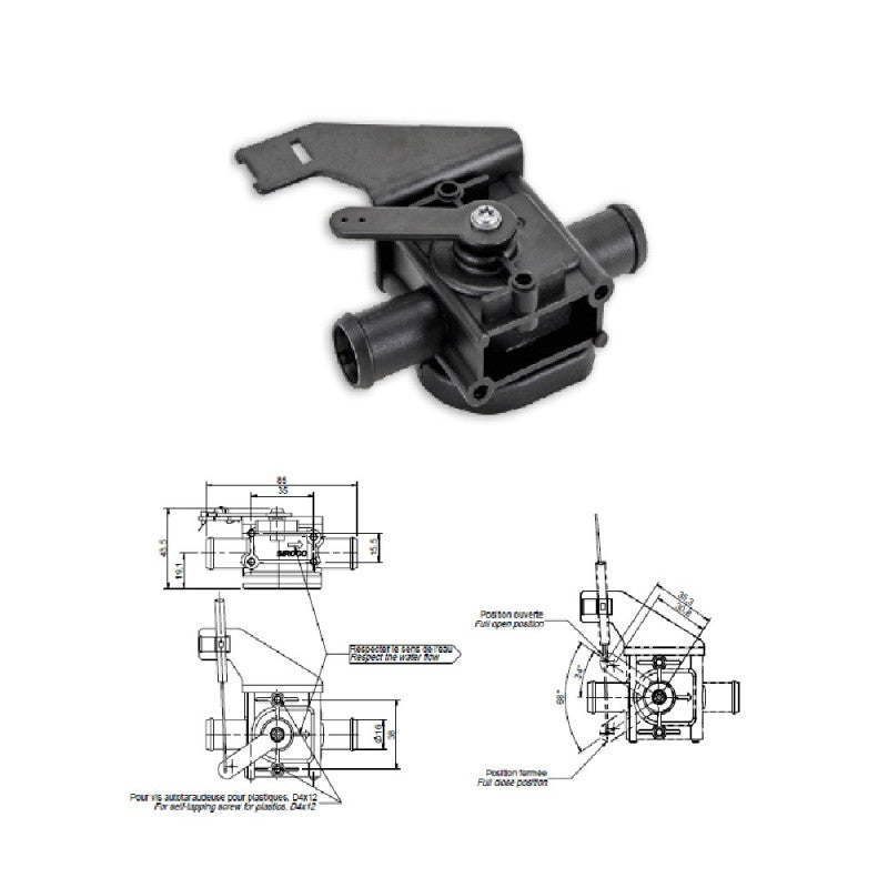 Robinet Incalzire Habitaclu Siroco 16mm, 3 bar