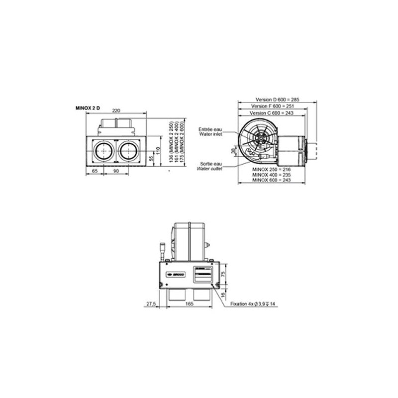 Aeroterma Habitaclu Siroco Minox 12/24V, 5.5 kW, 290 m3/h