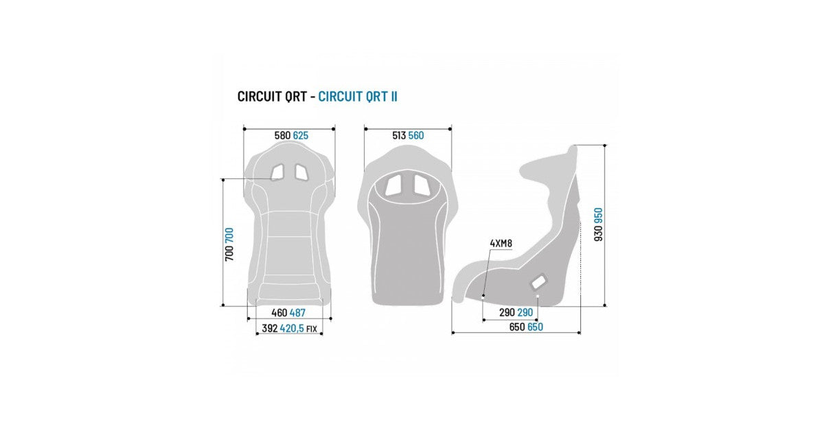 Scaun FIA Sparco Circuit II QRT - Marime L/XL - Valabilitate 2031