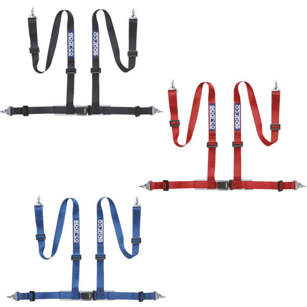 Sparco Club H-4M 4-Point ECE Harness with Snap Hooks