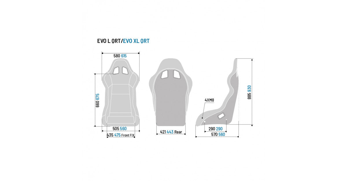 Scaun FIA Sparco Evo XL QRT - Marime mare