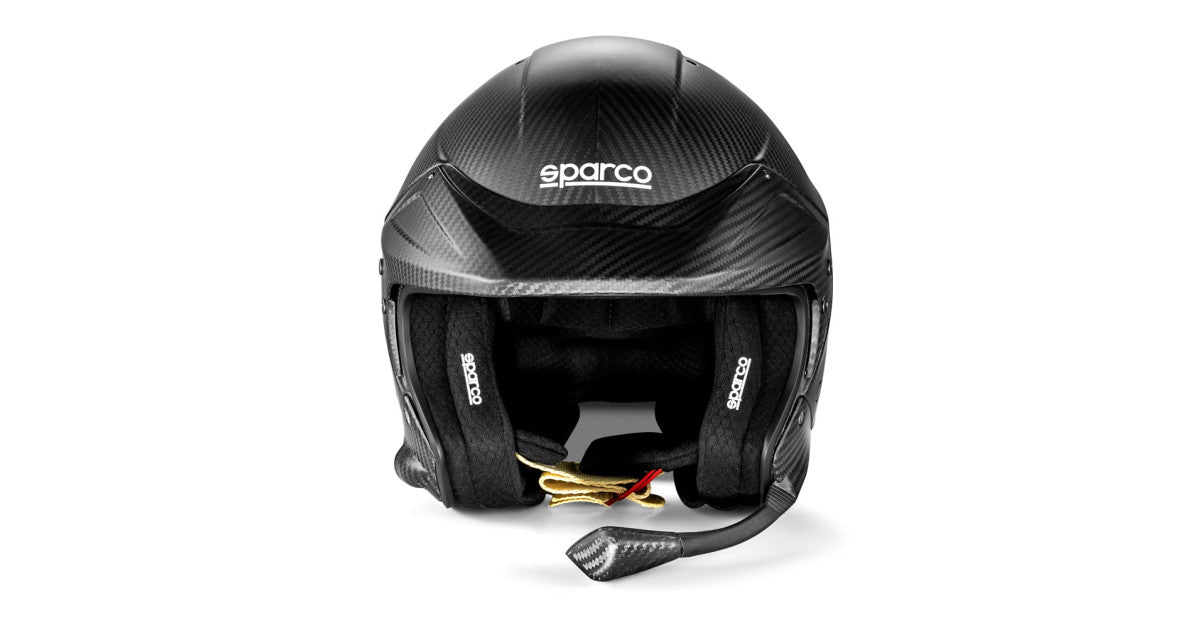 CASCA SPARCO FLUX RJ-I CARBON HANS FIA8859-2024