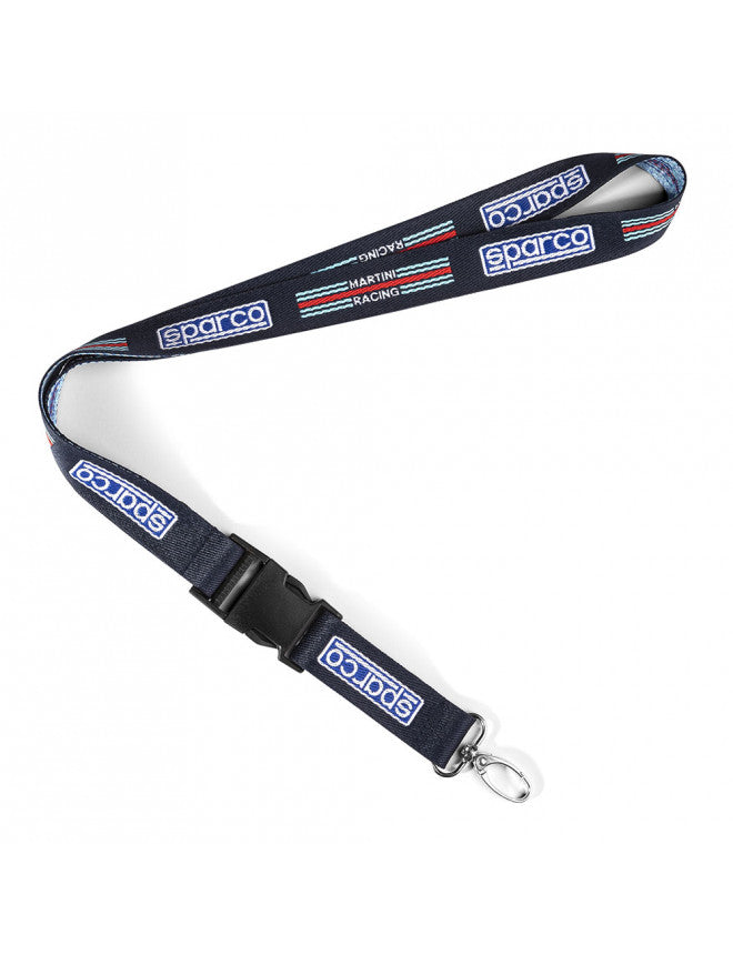 Snur Sparco MARTINI RACING pentru chei, legistimatii, badge, carduri