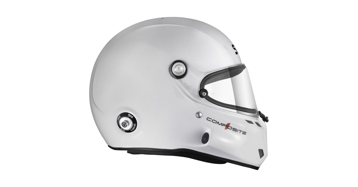 CASCA STILO ST6 F TURISMO WHITE-BLACK - SNELL SA2025 FIA 8859-24 HANS FIA8858-10