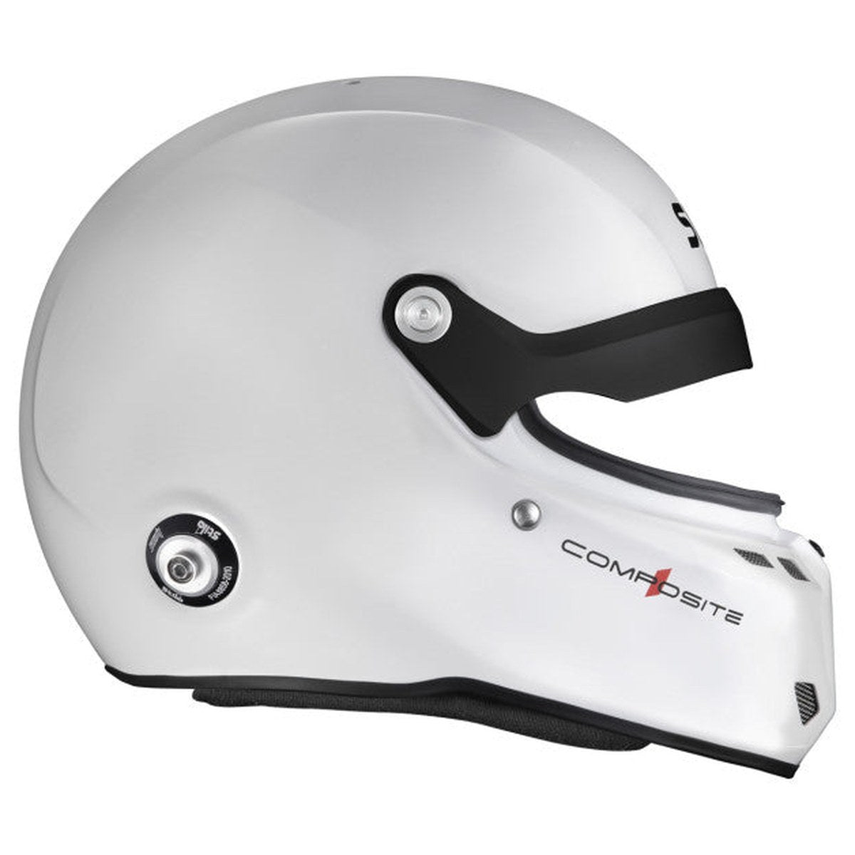 CASCA STILO ST6 GTN COMPOSITE ALB/NEGRU - SNELL SA2025 FIA 8859-24 HANS FIA8858-10