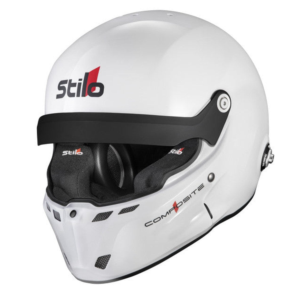 CASCA STILO ST6 R COMPOSITE RALLY ALB CU INTERIOR NEGRU - SNELL SA2025 FIA 8859-24