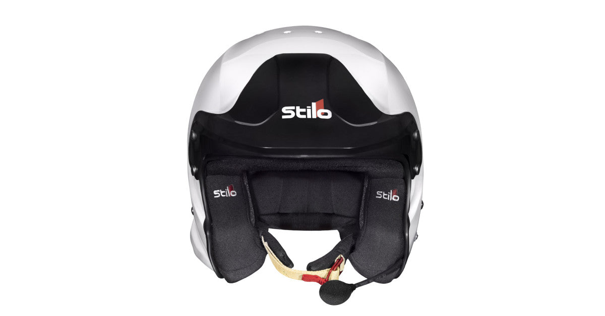 STILO VENTI TROPHY RALLY WHITE/BLACK CASCA WITHOUT HANS CLIP