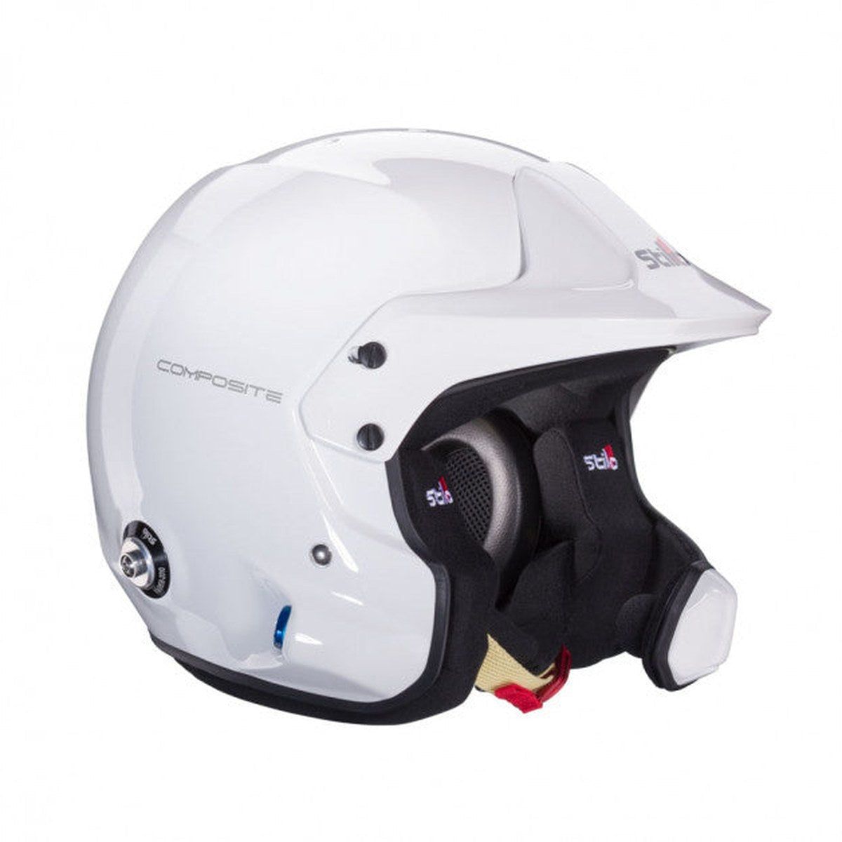 CASCA STILO VENTI WRC COMPOSITE ALB CU INTERIOR NEGRU