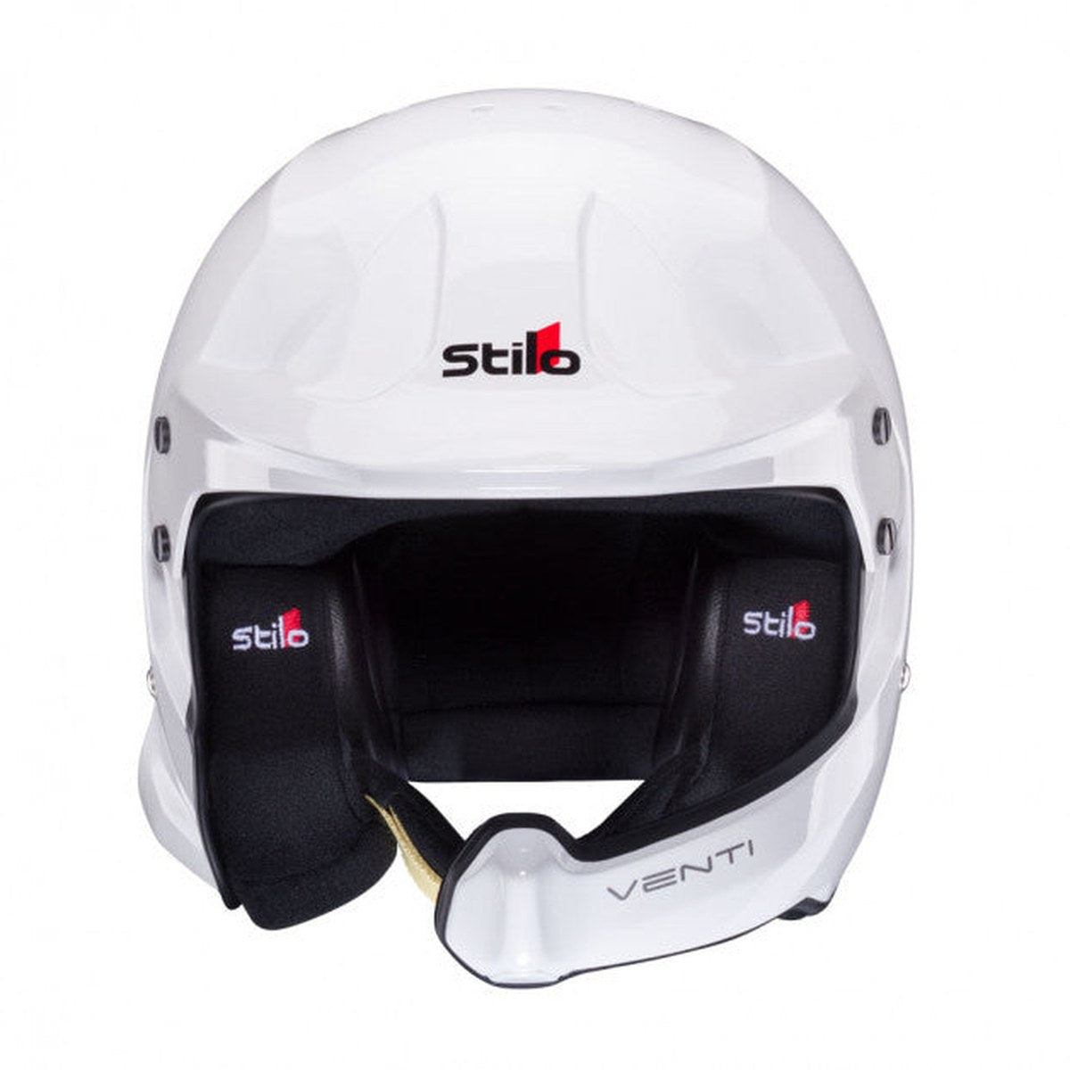 CASCA STILO VENTI WRC COMPOSITE ALB CU INTERIOR NEGRU