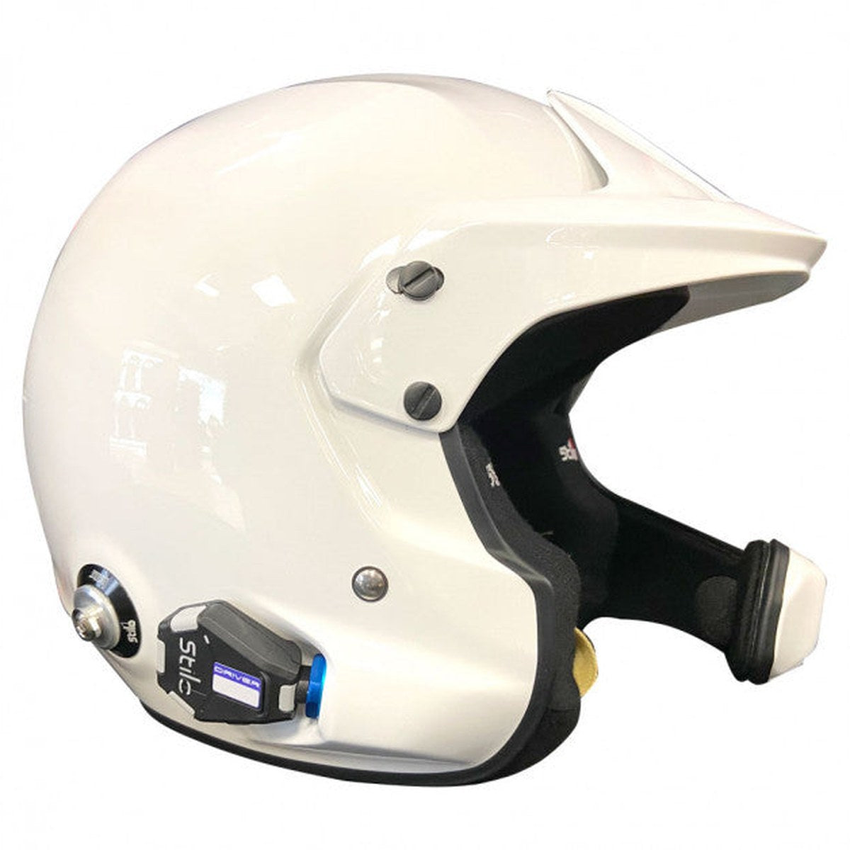 CASCA STILO VENTI WRC COMPOSITE ALB CU INTERIOR NEGRU