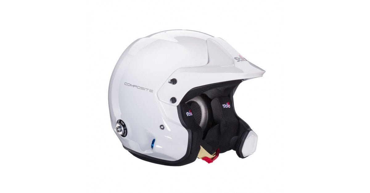 CASCA STILO VENTI WRC COMPOSITE WHITE WITH BLACK FOAM