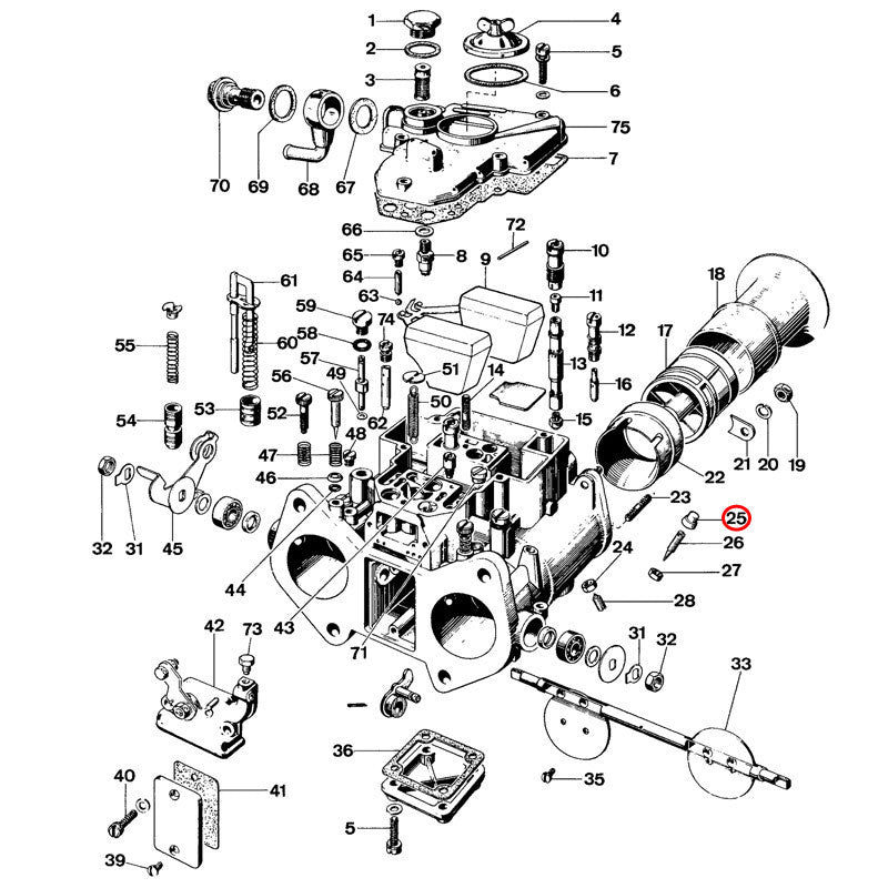 Dop Surub Bypass Weber