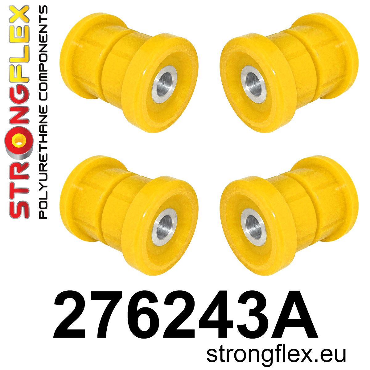 Kit bucse poliuretan Strongflex subcadru spate SPORT - Subaru BRZ, Forester / Toyota GT86 / GR86 - 276243A