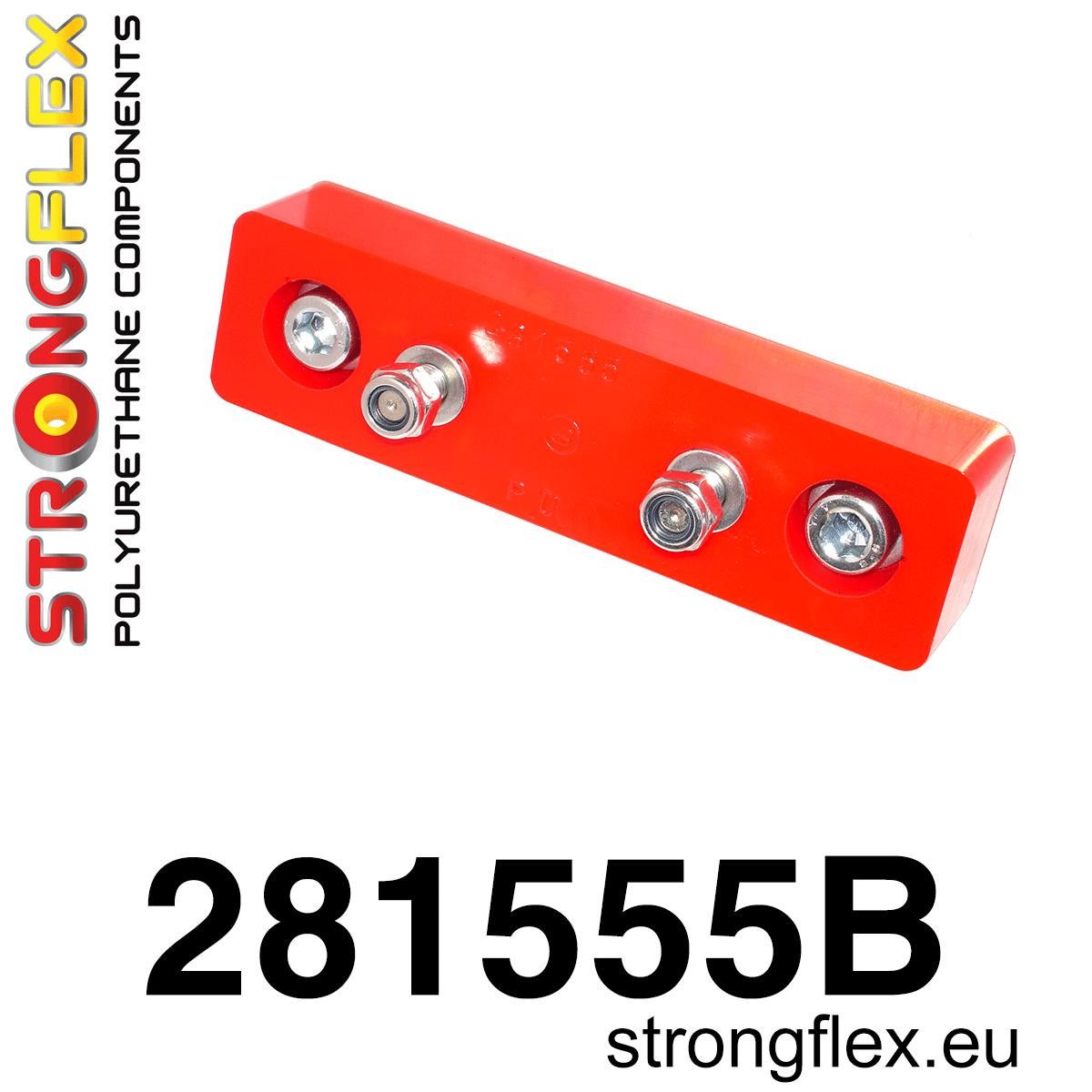 Tampon poliuretan Strongflex cutie de viteze NISSAN - Nissan Silvia / 200SX, Skyline - 281555B