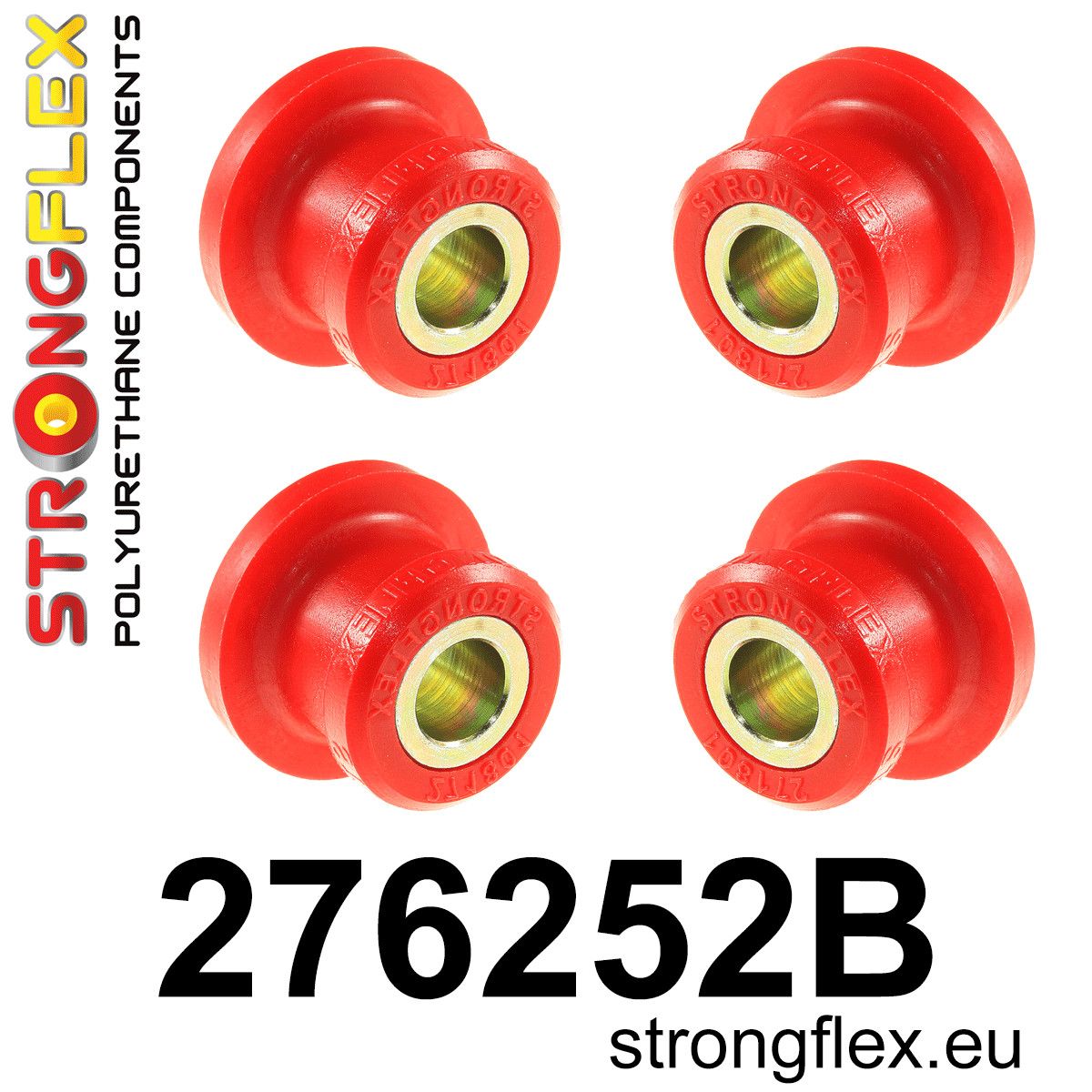Kit bucse poliuretan Strongflex subcadru spate - Subaru Forester, Impreza, Legacy/Outback - 276252B