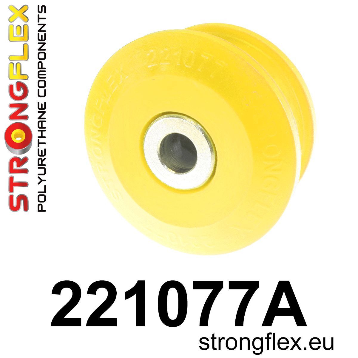 Bucsa poliuretan Strongflex posterioara brat suspensie fata SPORT - Audi A3 / S3 / RS3 / Seat Ibiza, Leon - 221077A
