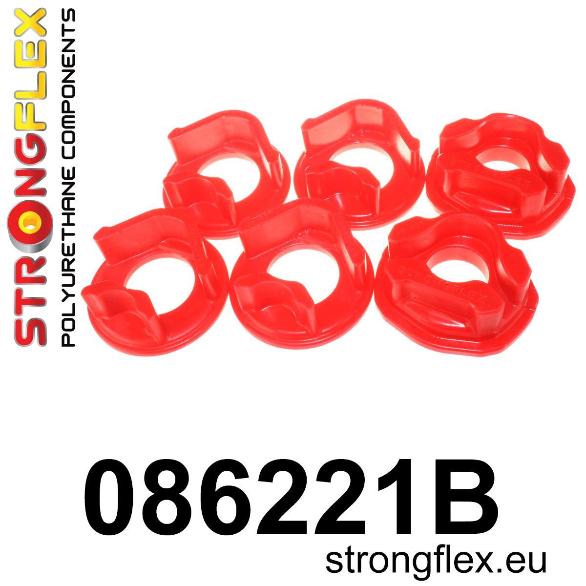 Piesa poliuretan Strongflex - Kit insertii tampoane motor - Honda Civic - 086221B