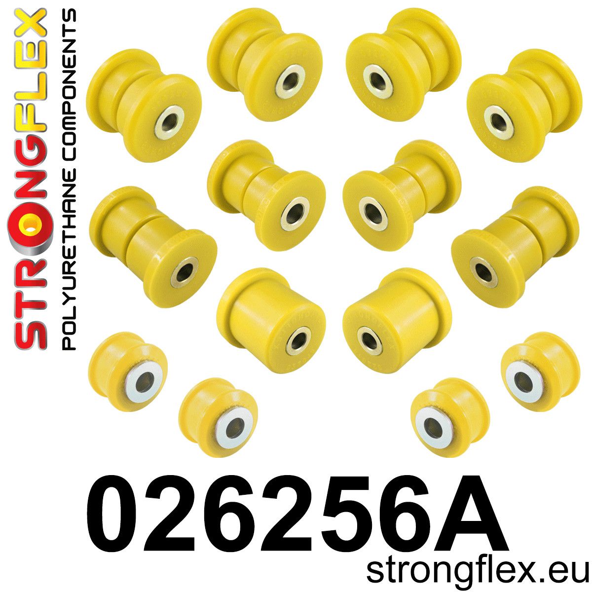 Kit bucse poliuretan Strongflex suspensie fata SPORT - Porsche Cayenne / Volkswagen Touareg - 026256A