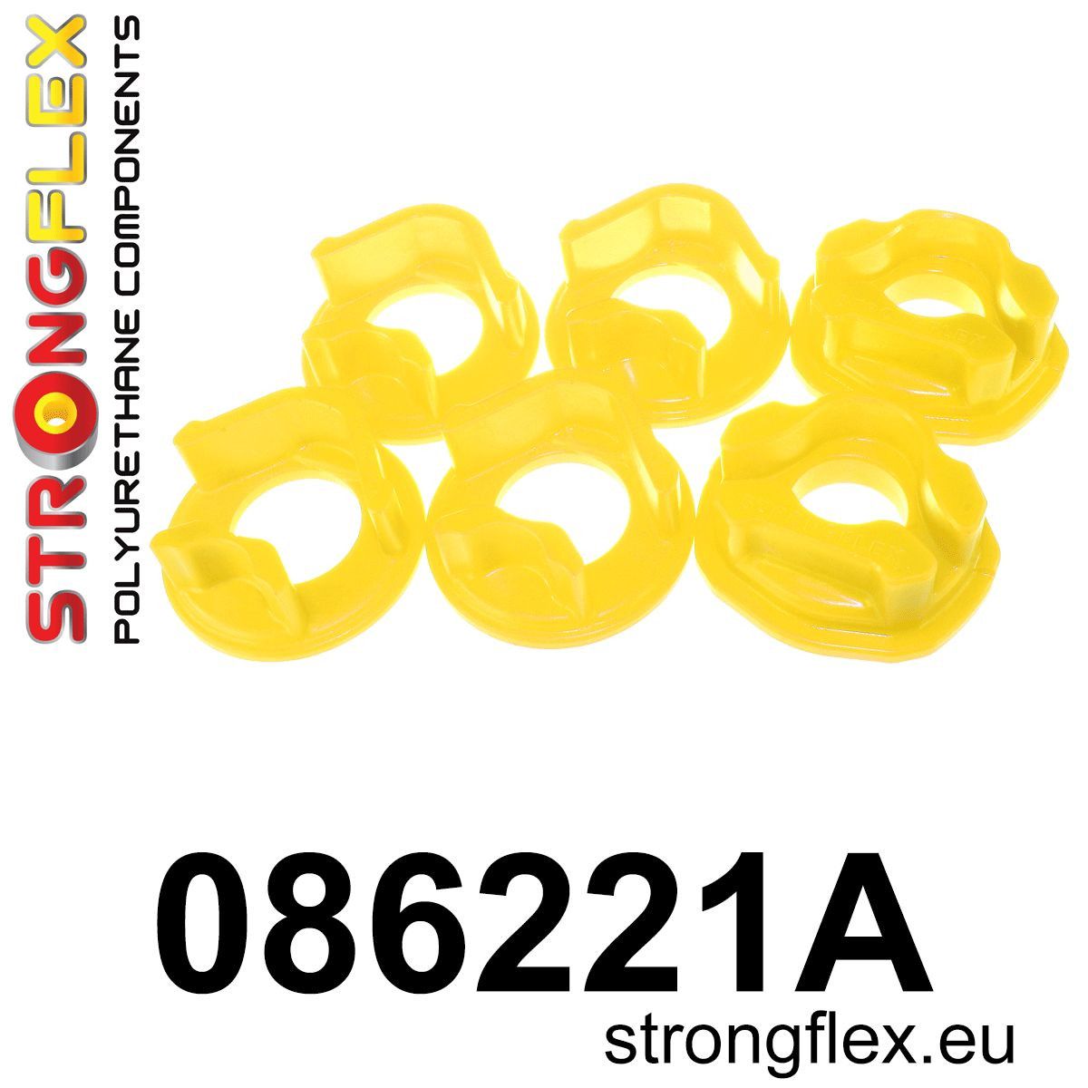 Piesa poliuretan Strongflex - Kit insertii tampoane motor SPORT - Honda Civic - 086221A