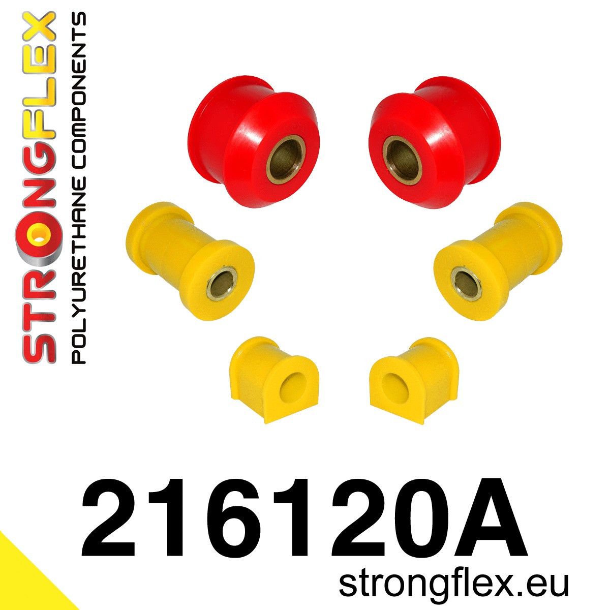 Kit bucse poliuretan Strongflex suspensie fata SPORT - Toyota Celica - 216120A