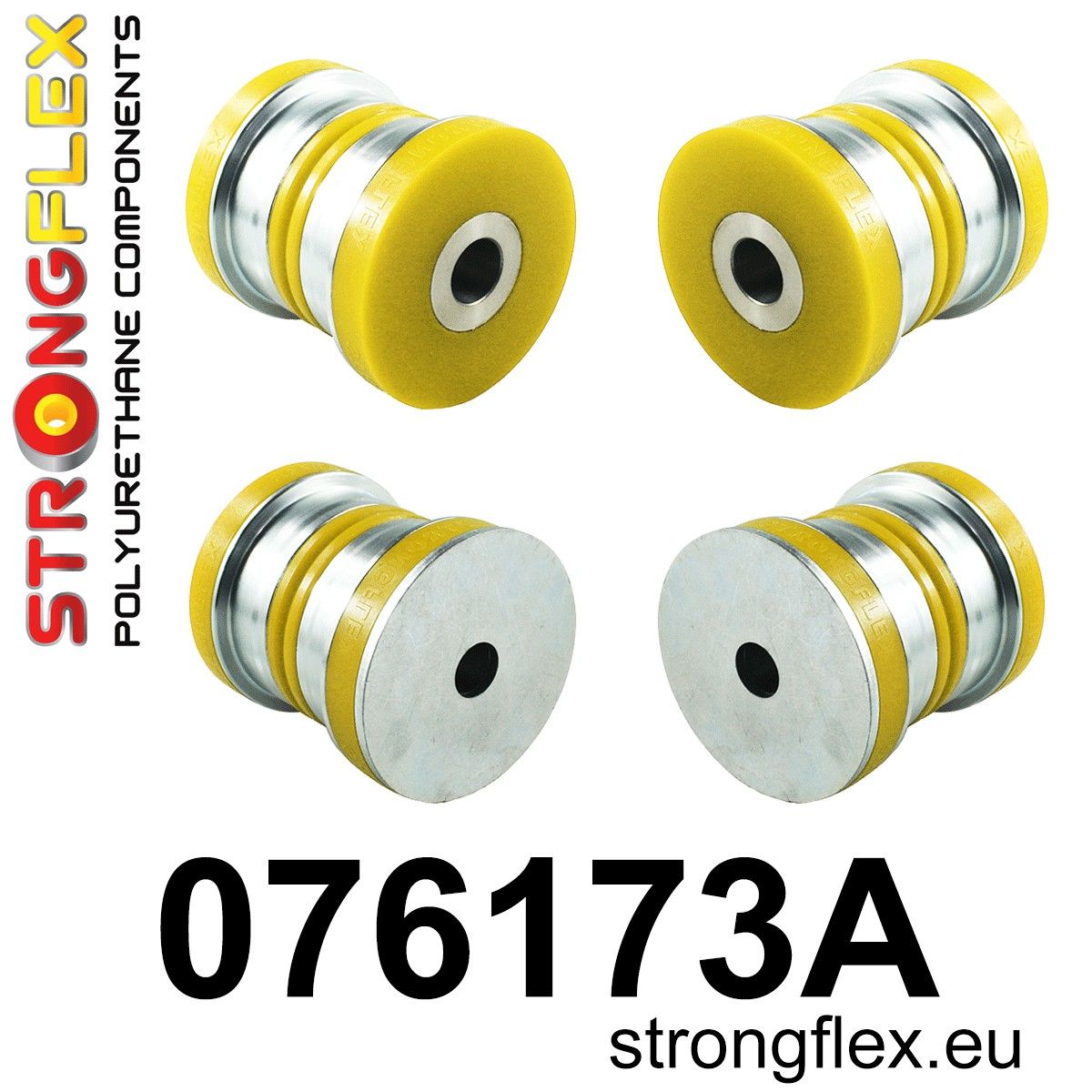 Kit bucse poliuretan Strongflex subcadru spate SPORT - Ford Mustang - 076173A