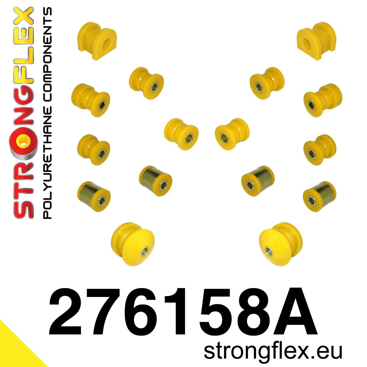 Kit bucse poliuretan Strongflex suspensie spate SPORT - Subaru Legacy/Outback - 276158A