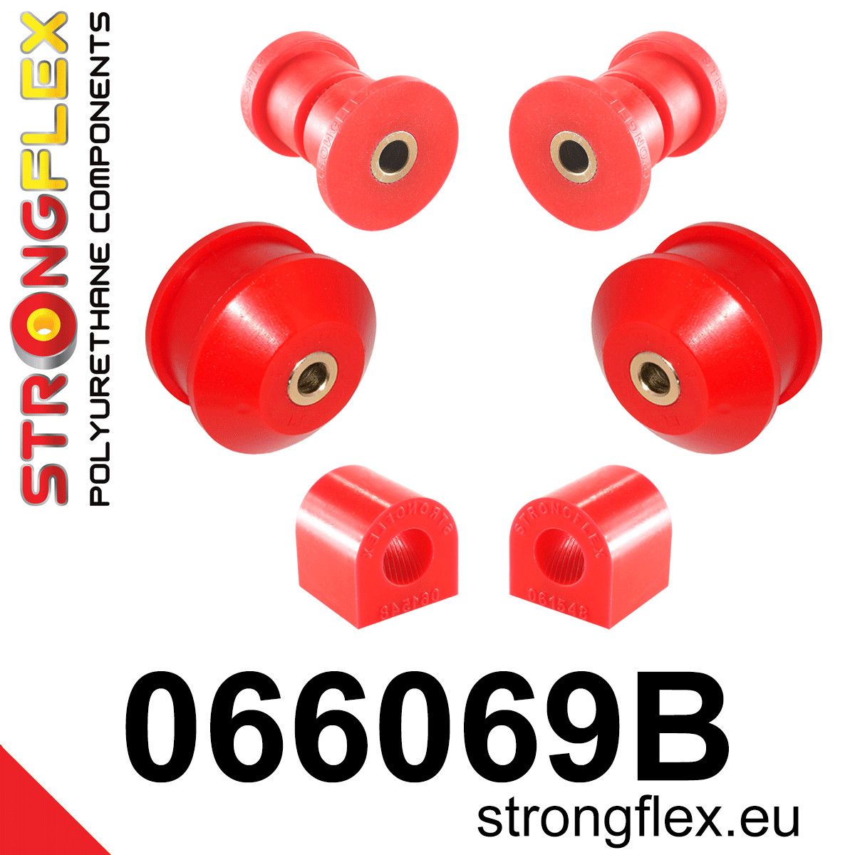 Kit bucse poliuretan Strongflex suspensie fata - Alfa Romeo Mito - 066069B