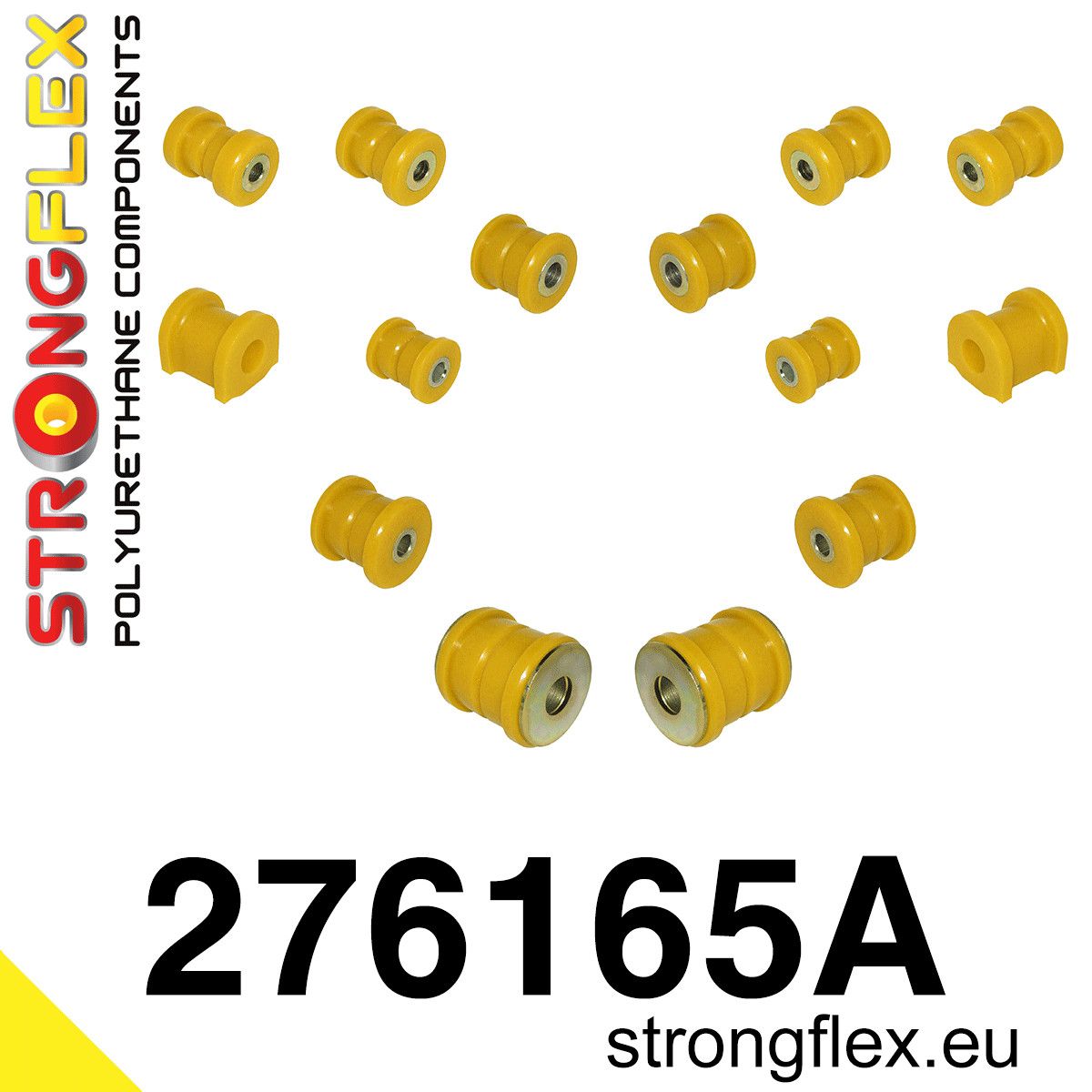Kit bucse poliuretan Strongflex suspensie spate SPORT - Subaru Forester, Impreza, Legacy/Outback, XV / Crosstrek - 276165A