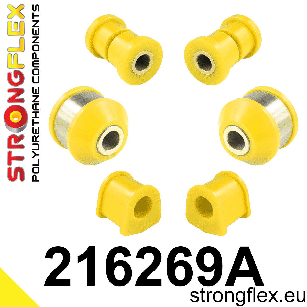 Kit bucse poliuretan Strongflex suspensie fata SPORT - Toyota Corolla - 216269A