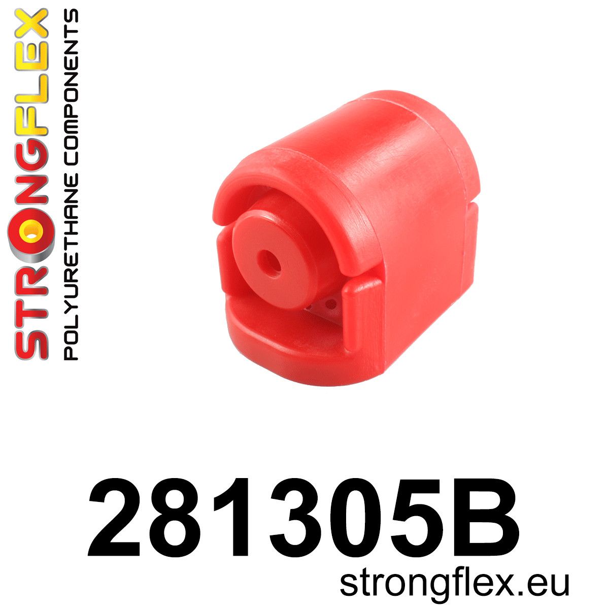 Bucsa poliuretan Strongflex posterioara brat suspensie fata - Nissan Sunny / Pulsar / Sentra / Sabre - 281305B
