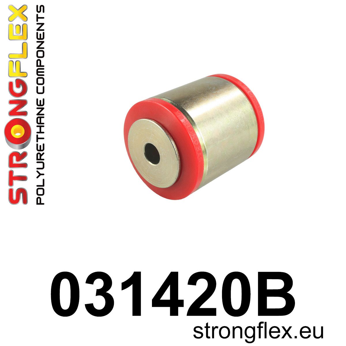 Piesa poliuretan Strongflex - frontala inferioara tie bar to chassis Bucsa 58mm - BMW Seria 5 - 031420B