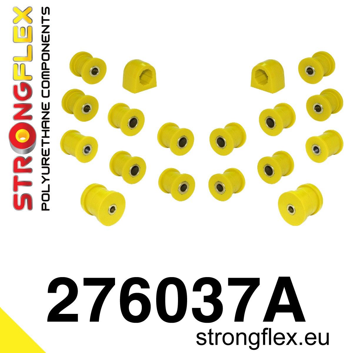 Kit bucse poliuretan Strongflex suspensie spate SPORT - Subaru Forester, Impreza, Legacy/Outback - 276037A