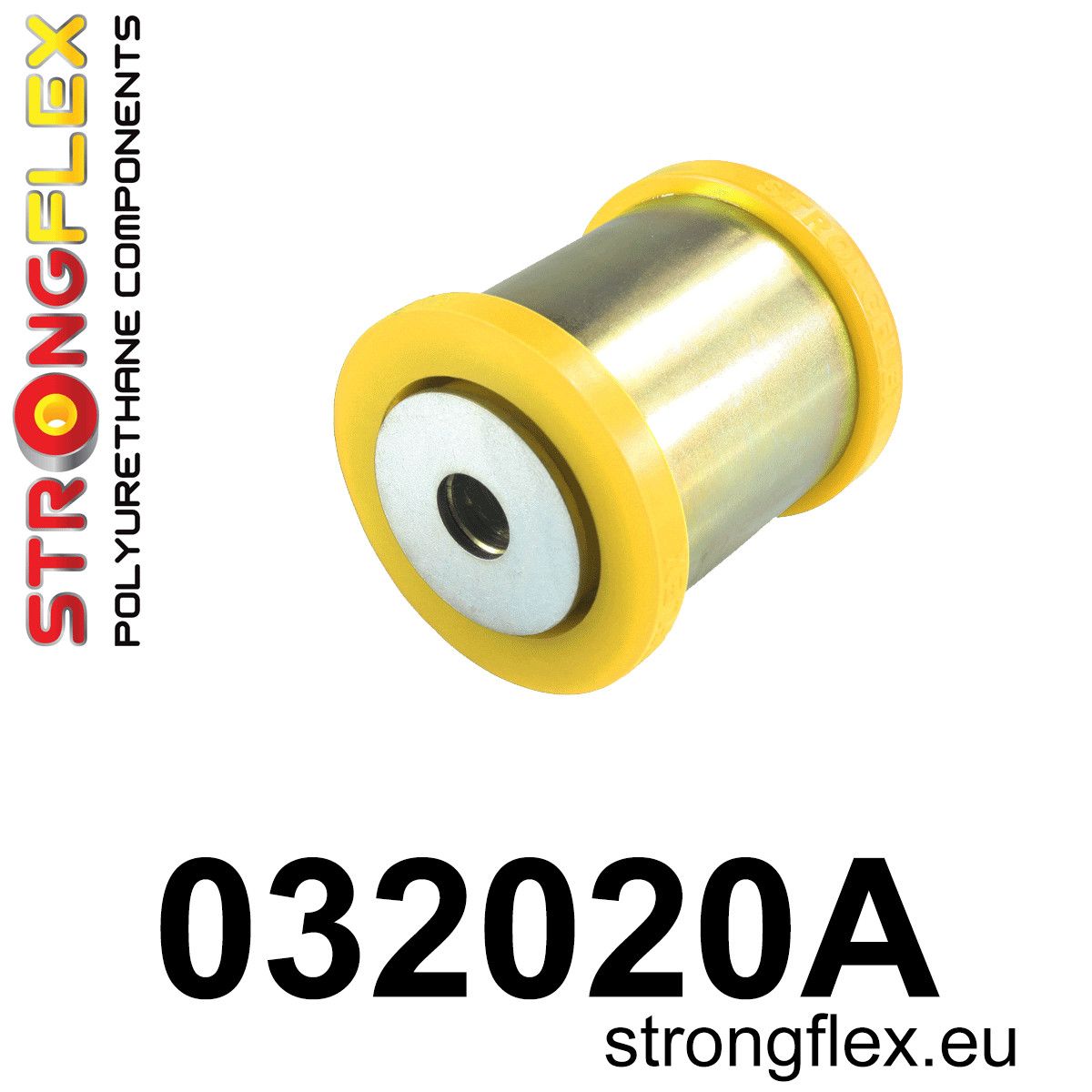 Brat cu bucse poliuretan Strongflex inferior spate - frontala Bucsa SPORT - BMW Seria 5, Seria 6 - 032020A