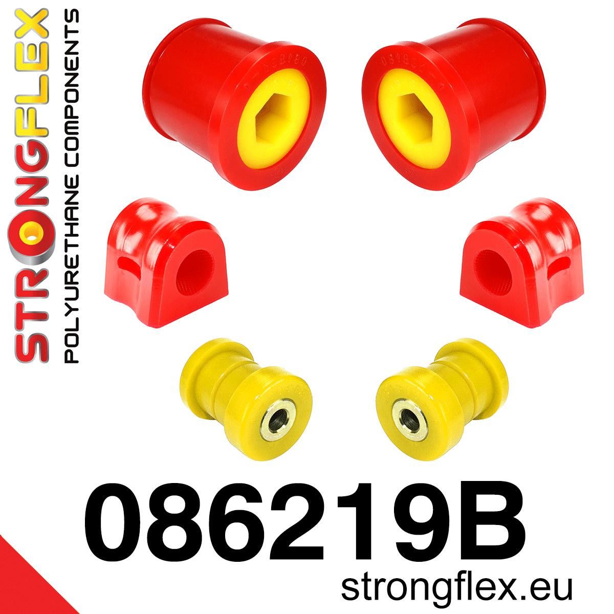 Kit bucse poliuretan Strongflex suspensie fata - Honda Civic - 086219B