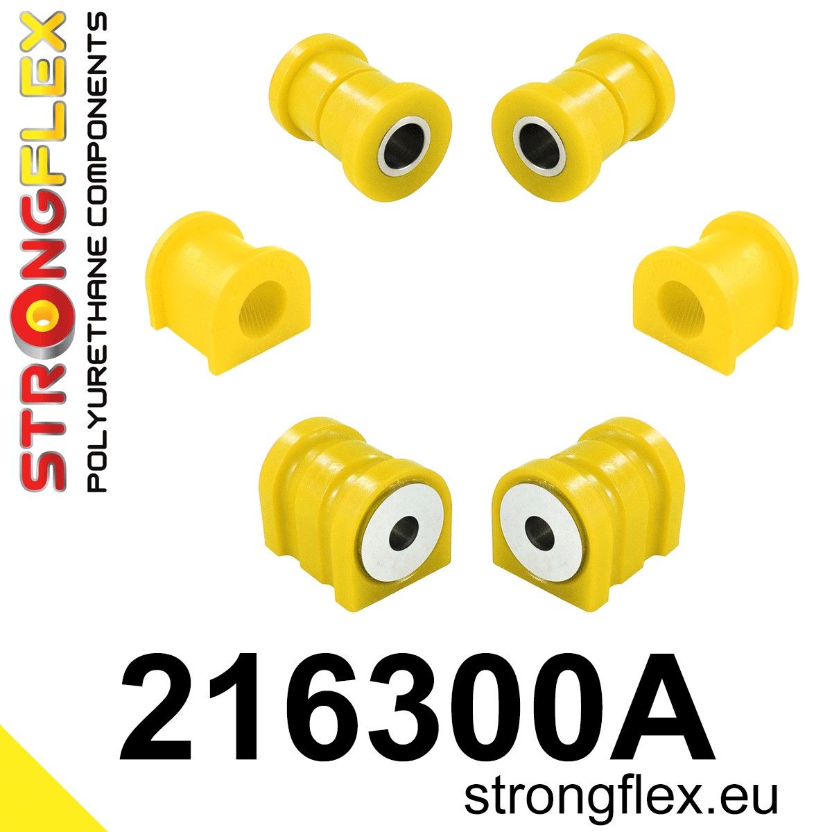 Kit bucse poliuretan Strongflex suspensie fata SPORT - Toyota Celica - 216300A