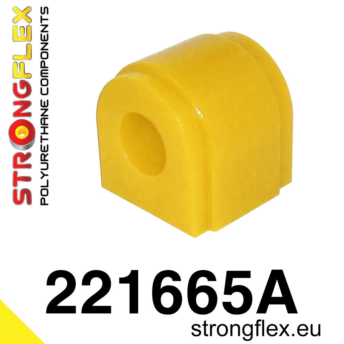 Bucsa poliuretan Strongflex bara stabilizatoare fata SPORT - Audi A3 / S3 / RS3, TT / TTS / TTRS / Seat Leon - 221665A