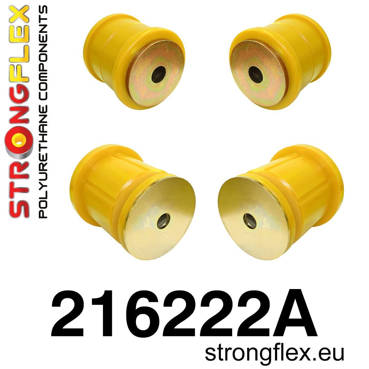 Kit bucse poliuretan Strongflex subcadru spate SPORT - Toyota Supra - 216222A